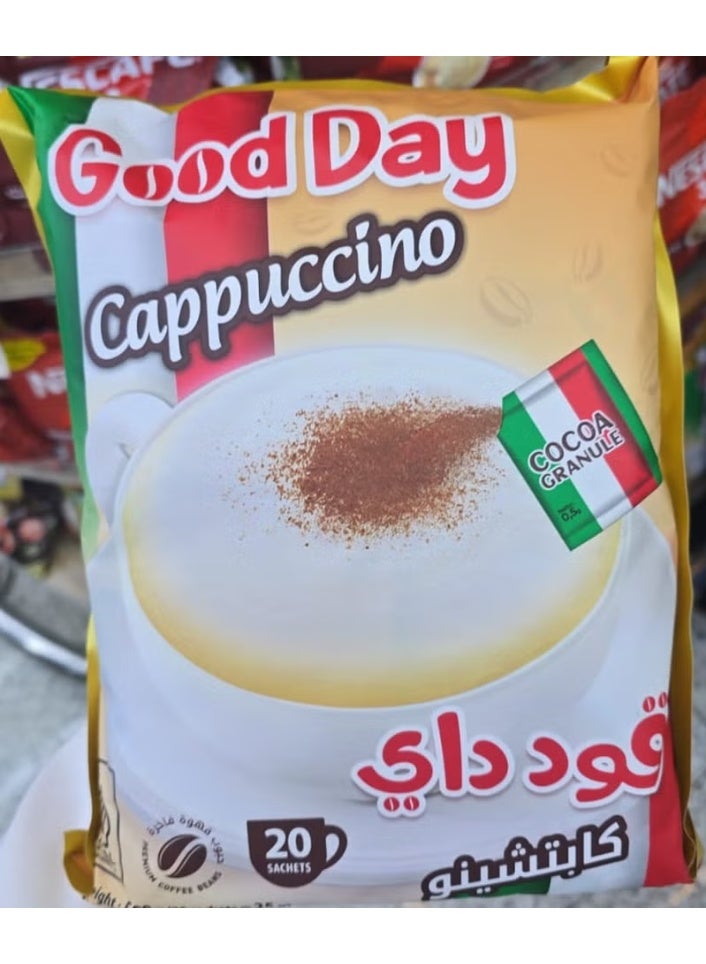 قهوة جود داي سريعة التحضير كابتشينو 25 جرام × 20